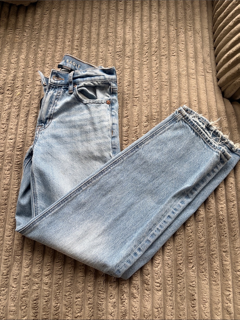American Eagle Outfitters Light Blue Denim Jeans 000 Reg